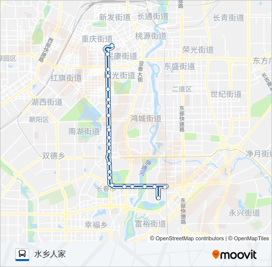 公交312路的线路图