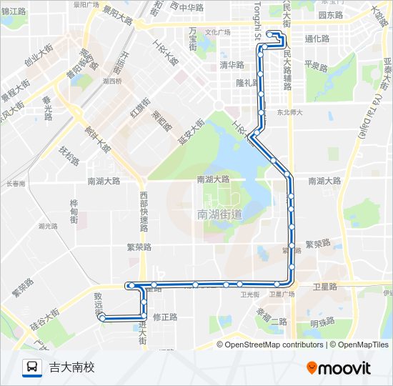 公交315路的线路图