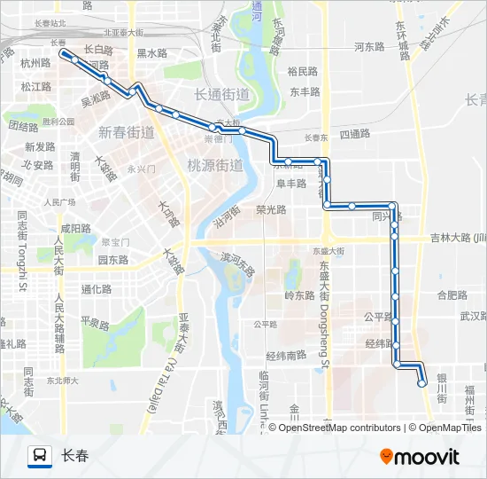 318路 Bus Line Map