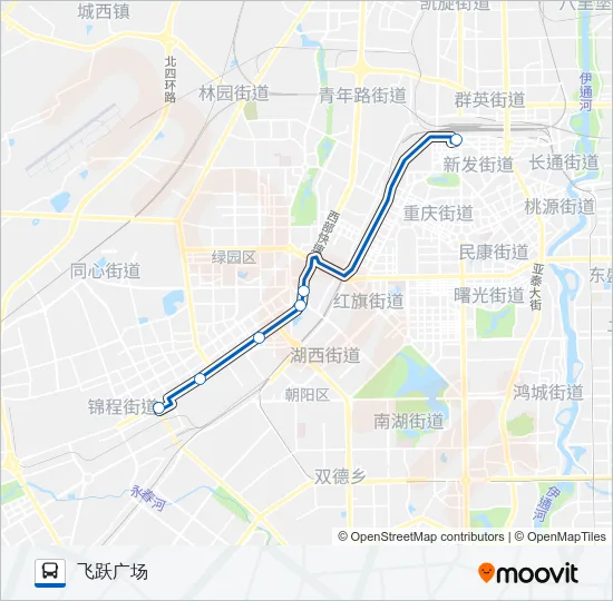 321路 Bus Line Map