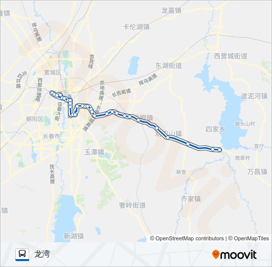 公交330路的线路图