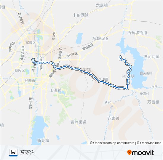 公交331路的线路图