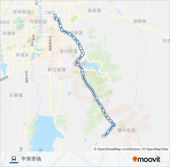 335路 Bus Line Map