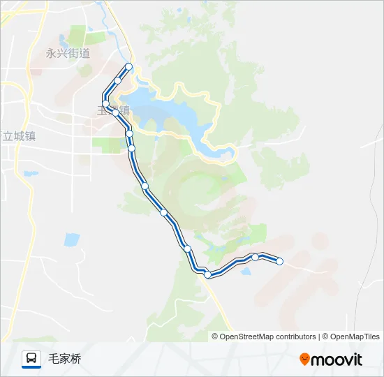 340路 Bus Line Map