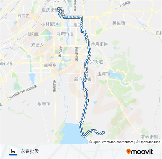 341路 Bus Line Map