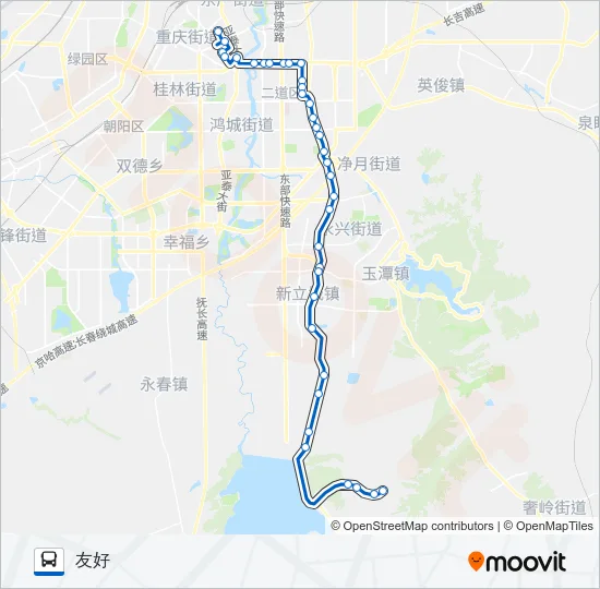 341路 Bus Line Map