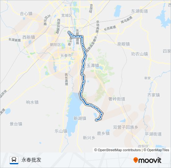 公交342路的线路图