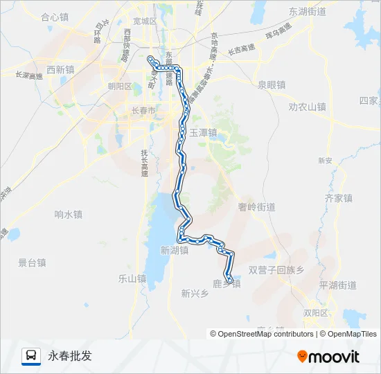 343路 Bus Line Map