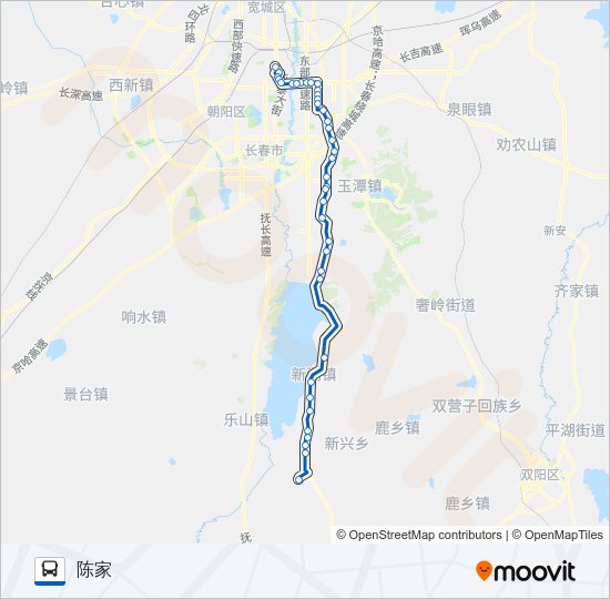 公交345路的线路图