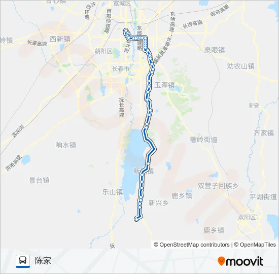 345路 Bus Line Map