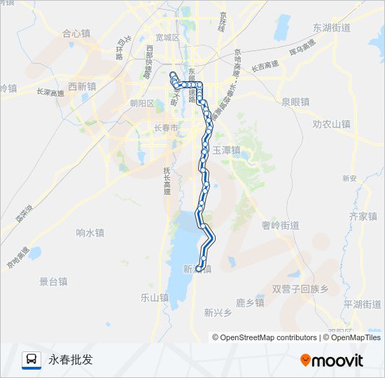 公交346路的线路图