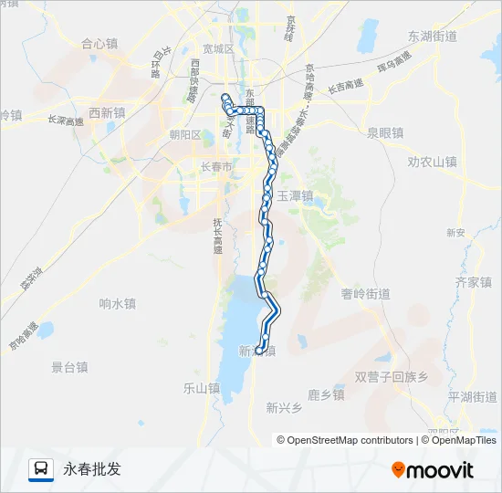 346路 Bus Line Map