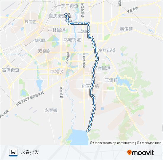 公交347路的线路图