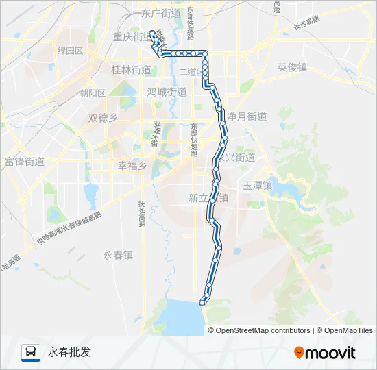 347路 Bus Line Map
