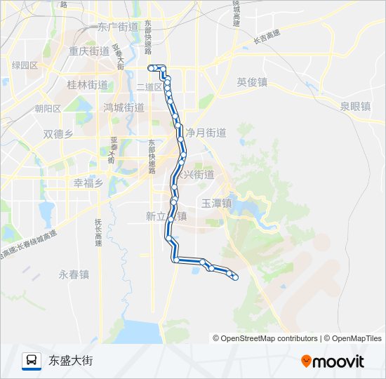 公交348路的线路图