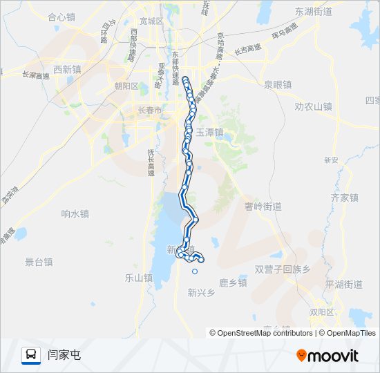 公交349路的线路图