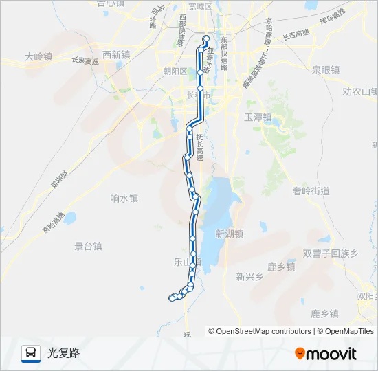 352路 Bus Line Map