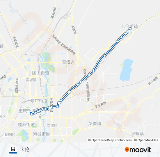 354路 Bus Line Map