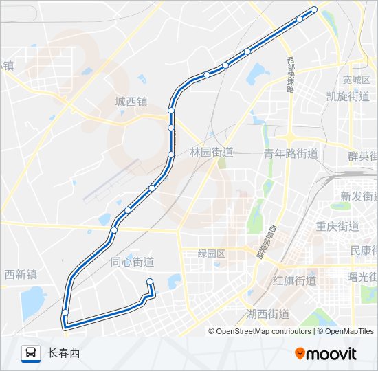 公交355路的线路图