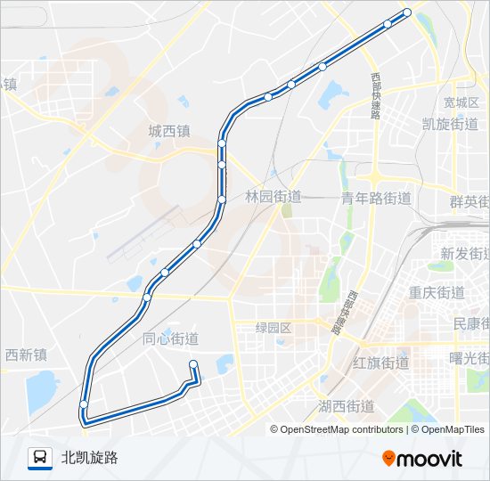 公交355路的线路图