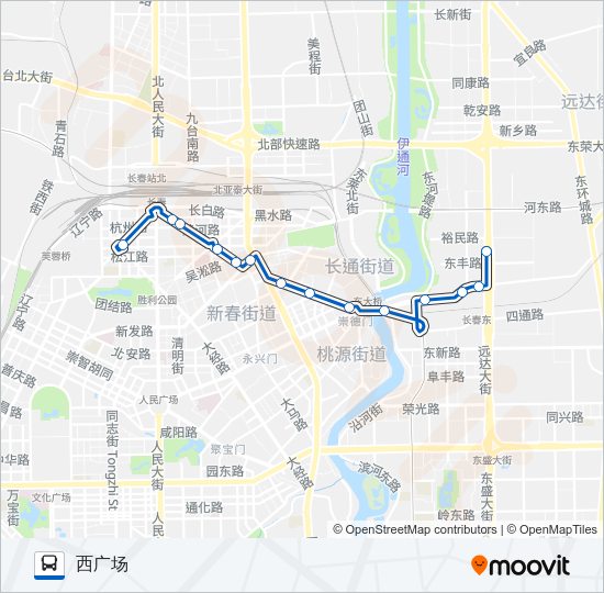 公交357路的线路图