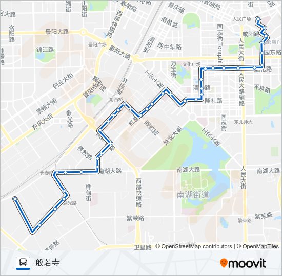 公交367路的线路图