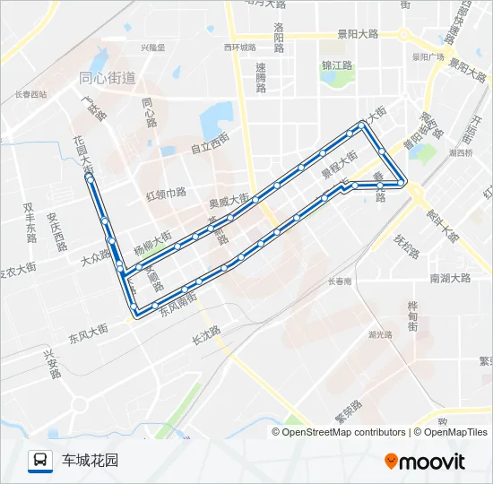 60外环 Bus Line Map