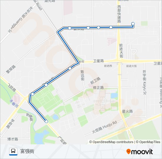 6路区间 Bus Line Map