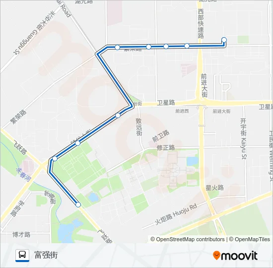 6路区间 Bus Line Map