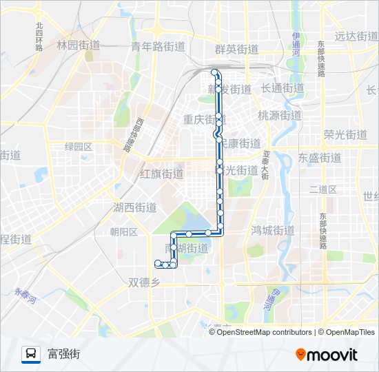 6路夜班 Bus Line Map