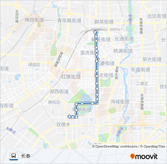 公交6夜班路的线路图