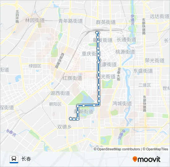 6路夜班 Bus Line Map