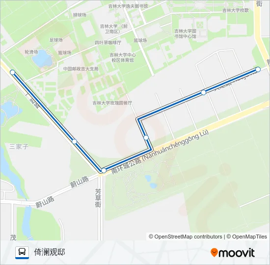 13路区间 Bus Line Map