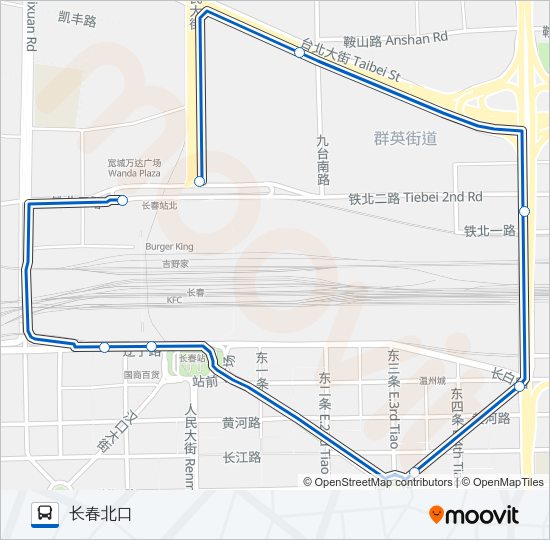 178环路 Bus Line Map