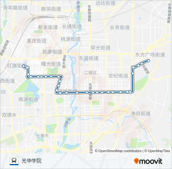 218A路 Bus Line Map