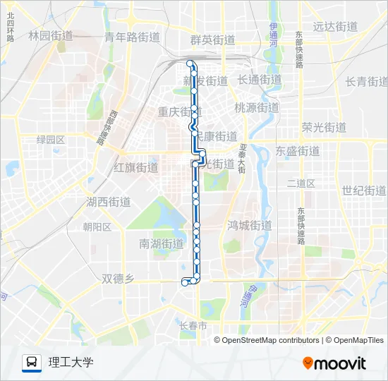 306夜班 Bus Line Map