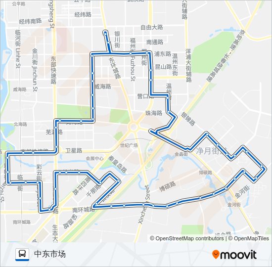 158路内环 Bus Line Map