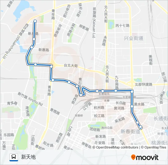 243路区间 Bus Line Map