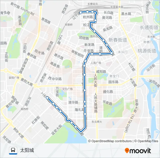362路夜班 Bus Line Map
