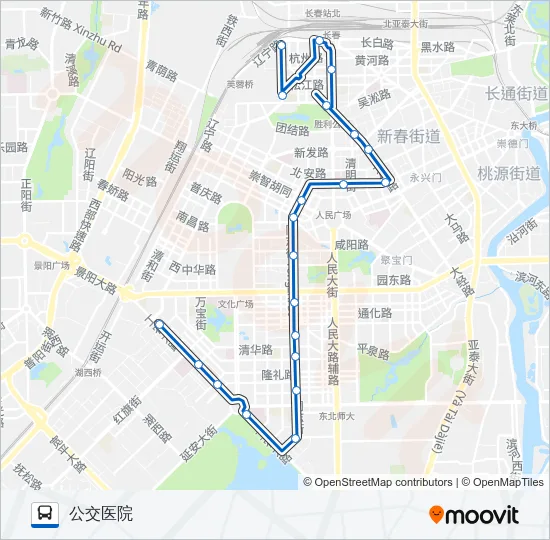 362路夜班 Bus Line Map