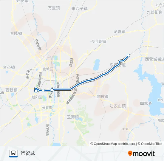 机场巴士2号线 Bus Line Map