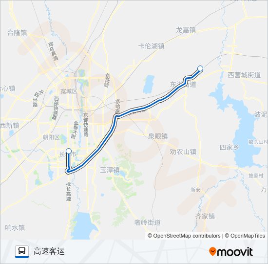 机场巴士3号线 Bus Line Map