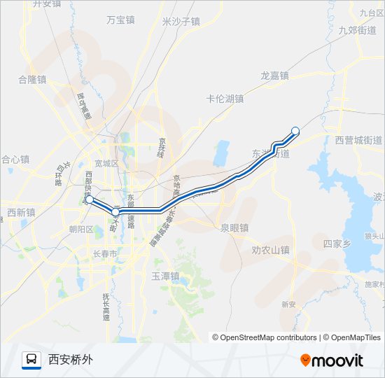 机场巴士5号线 Bus Line Map