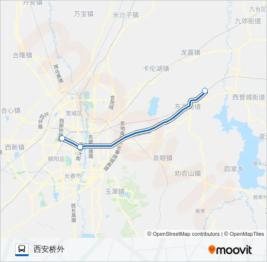 机场巴士5号线 Bus Line Map