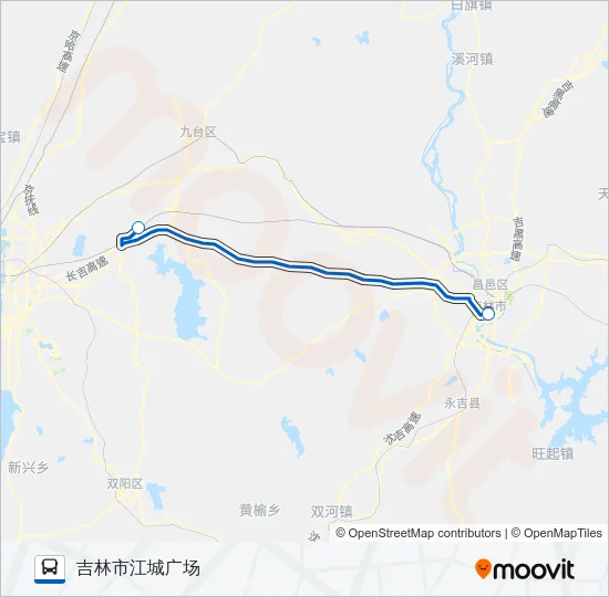 机场巴士二号线 Bus Line Map