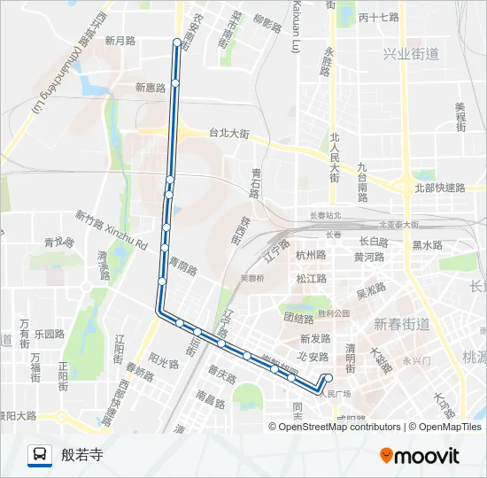 22(322)路 Bus Line Map