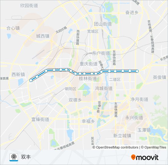 2号线 metro Line Map