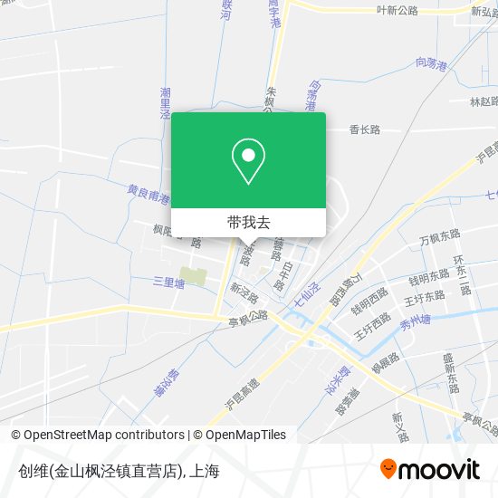 创维(金山枫泾镇直营店)地图