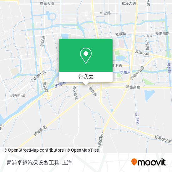 青浦卓越汽保设备工具地图