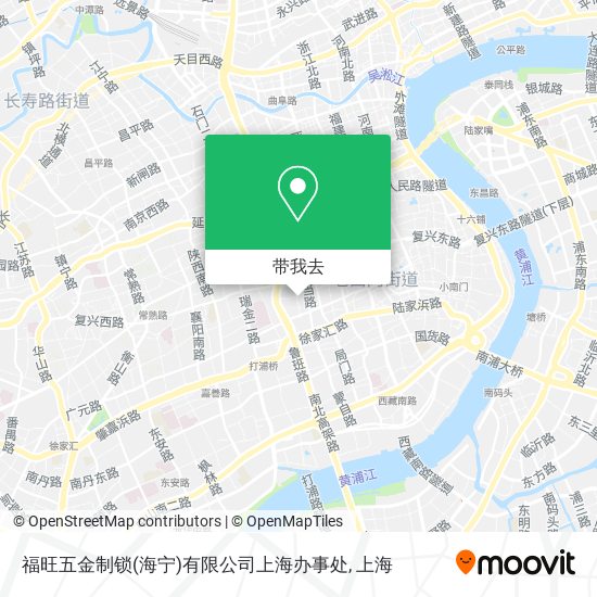 福旺五金制锁(海宁)有限公司上海办事处地图